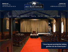 Tablet Screenshot of hetkoetshuispartyservice.nl